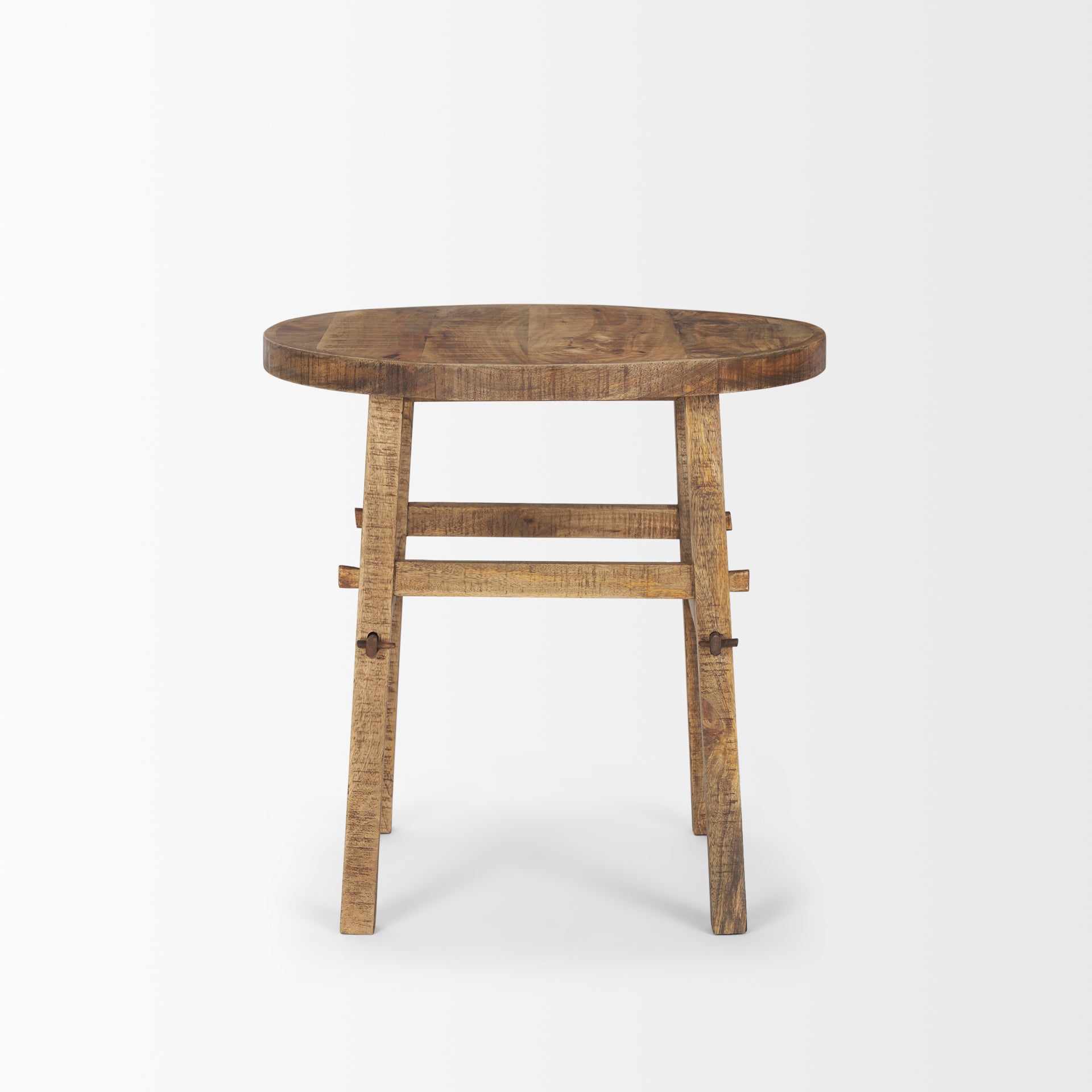 Mercana Rosie Large Brown Wood End Table