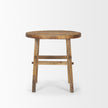 Mercana Rosie Large Brown Wood End Table