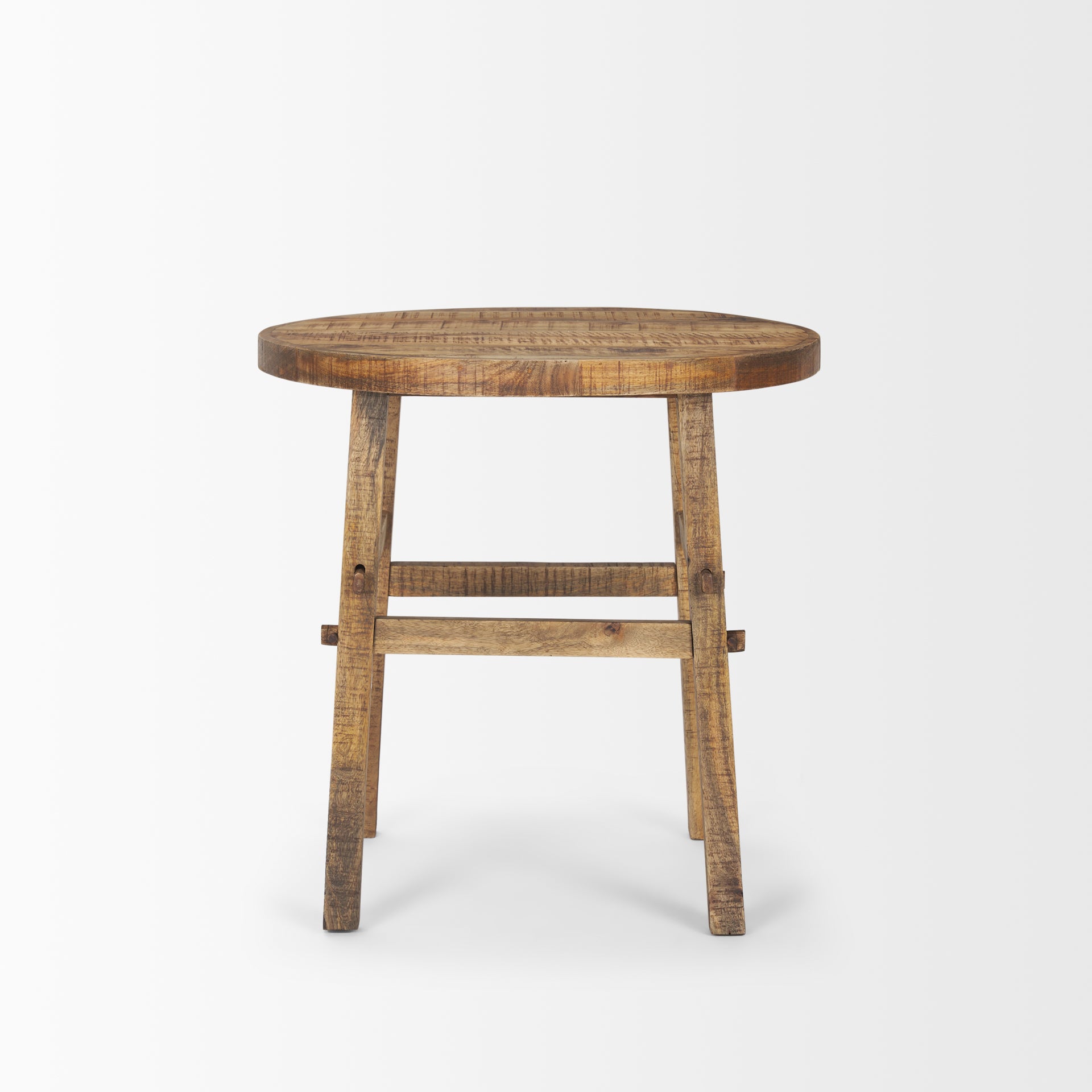 Mercana Rosie Large Brown Wood End Table