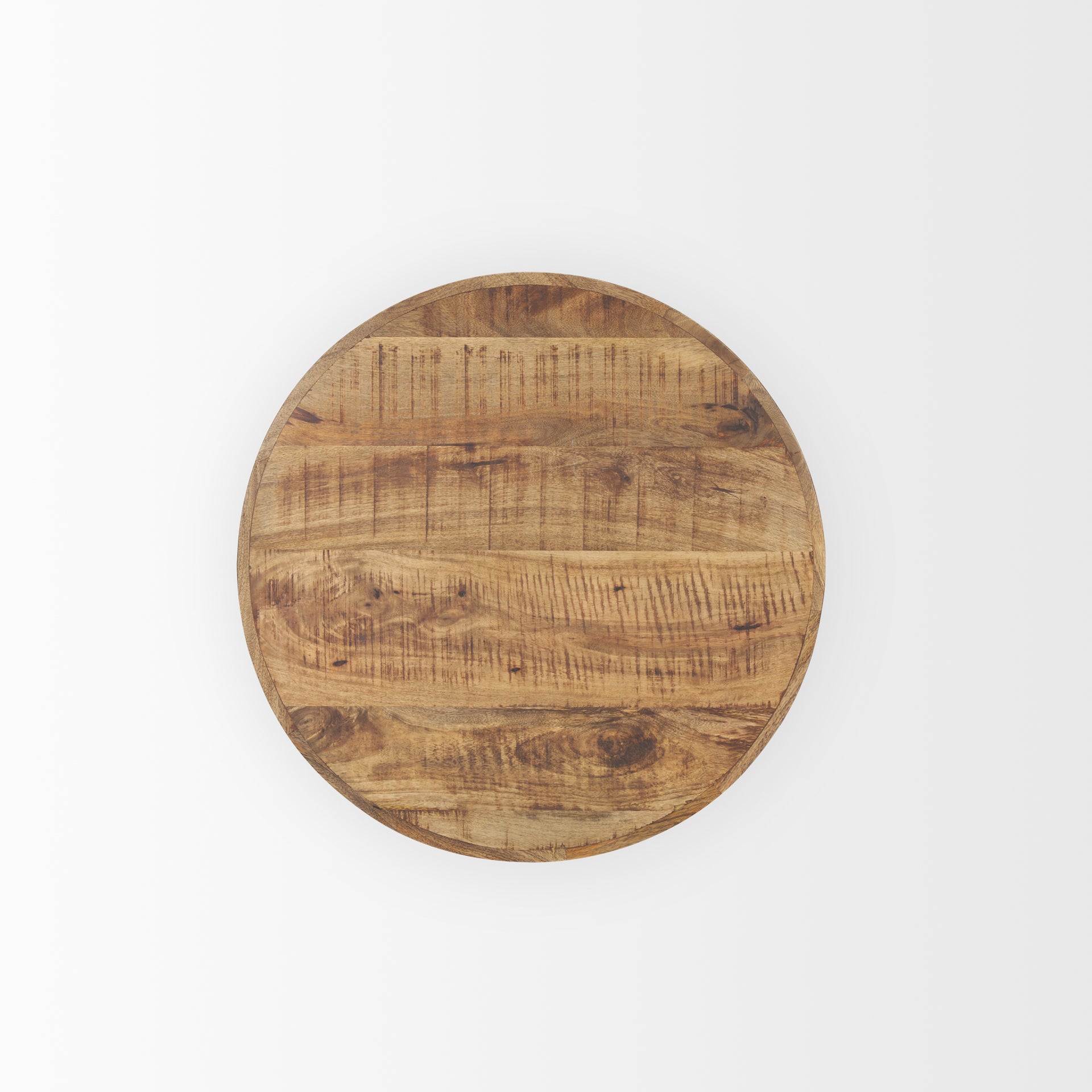 Mercana Rosie Large Brown Wood End Table