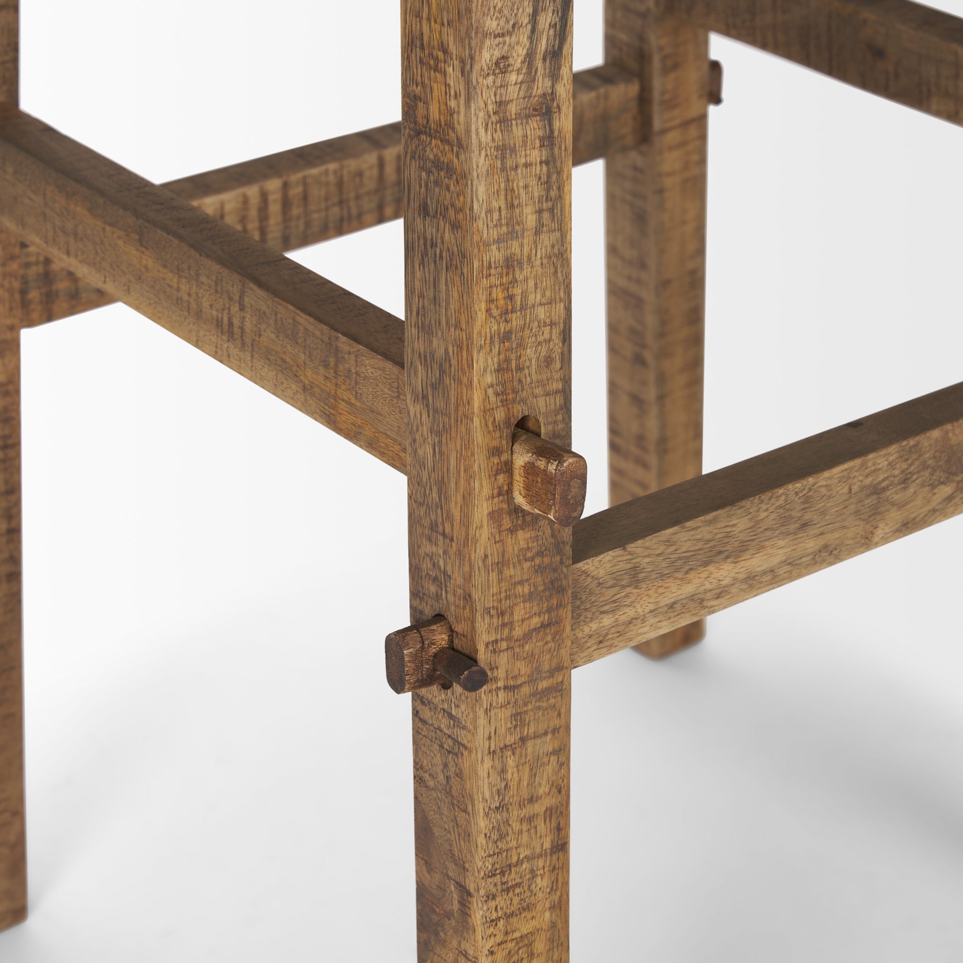 Mercana Rosie Large Brown Wood End Table