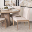 Mercana Palisades Upholstery w/ Solid Wood Armless Dining Chair