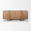 Mercana Eula Medium Brown Wood 4-Door Sideboard TOP