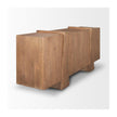 Mercana Eula Medium Brown Wood 4-Door Sideboard TOP