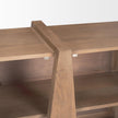 Mercana Eula Medium Brown Wood 4-Door Sideboard TOP