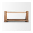 Mercana Eula Medium Brown Wood Console Table