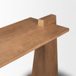 Mercana Eula Medium Brown Wood Console Table