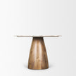 Mercana Allyson Pink Marble Top Dining Table