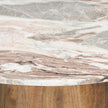 Mercana Allyson Pink Marble Top Dining Table