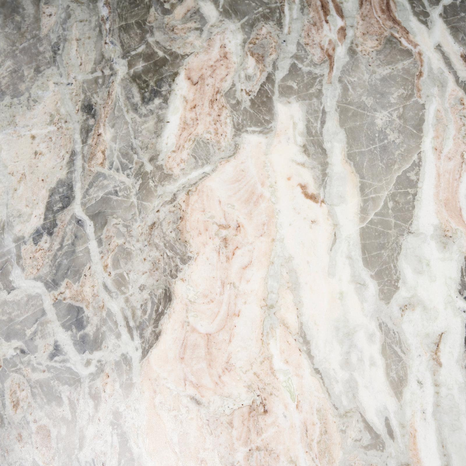 Mercana Allyson Pink Marble Top Dining Table