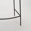 Mercana Carolyn Fabric & Matte Black Metal Counter Stool