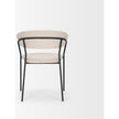 Mercana Carolyn Dining Chair Matte Black Metal