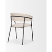 Mercana Carolyn Dining Chair Matte Black Metal