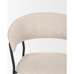 Mercana Carolyn Dining Chair Matte Black Metal