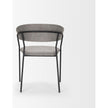 Mercana Carolyn Dining Chair Matte Black Metal