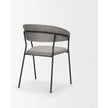 Mercana Carolyn Dining Chair Matte Black Metal