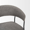 Mercana Carolyn Dining Chair Matte Black Metal