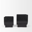 Mercana Medina Antiqued Black Metal Planters - Set of 2 Clearance