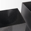 Mercana Medina Antiqued Black Metal Planters - Set of 2 Clearance