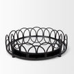 Mercana Lenore Round Metal/Mirror Tray - Set of 2