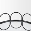 Mercana Lenore Round Metal/Mirror Tray - Set of 2