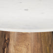 Mercana Allyson White Marble Dining Table