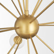 Mercana Barbara Metal w/ Frosted Glass Globes Chandelier