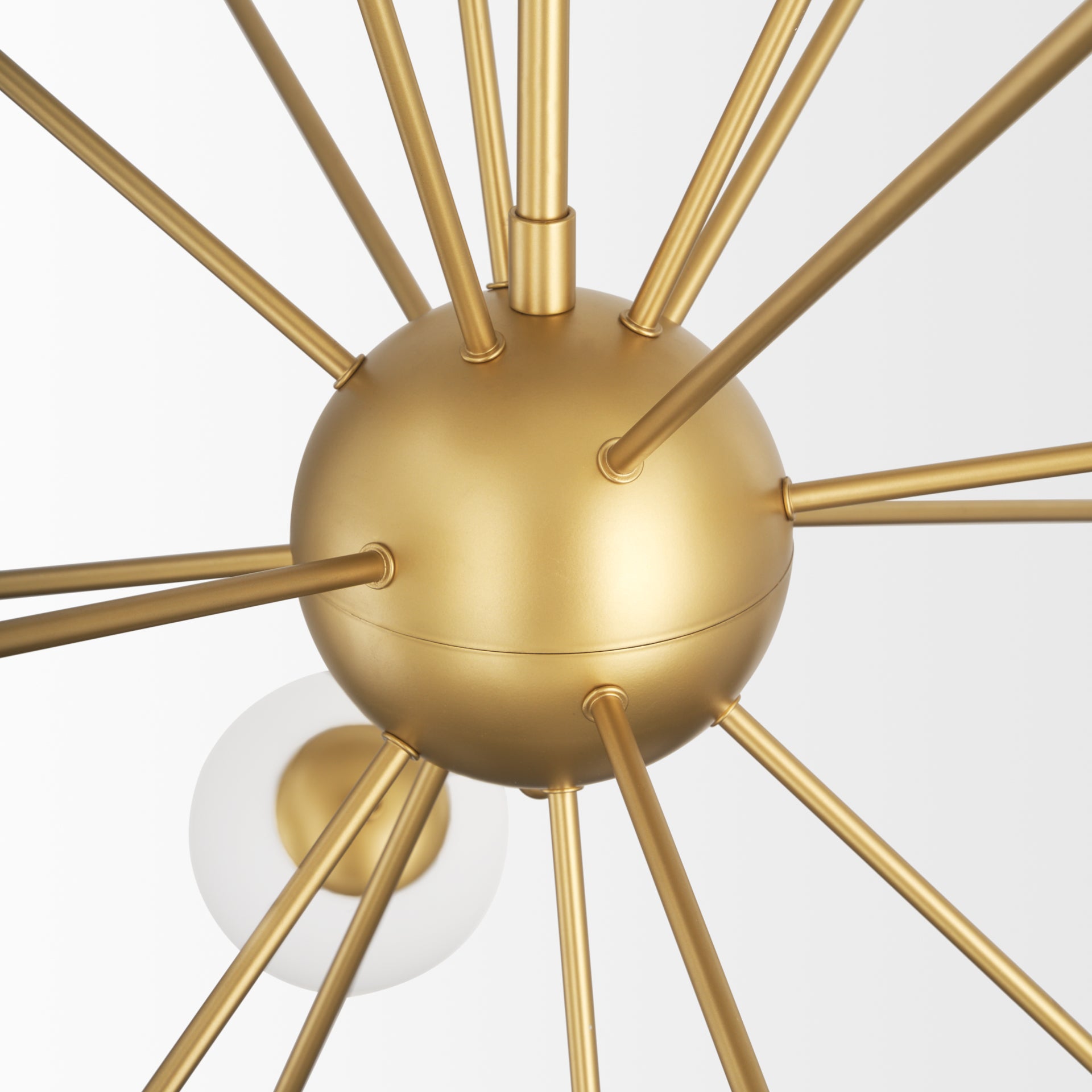 Mercana Barbara Metal w/ Frosted Glass Globes Chandelier