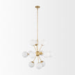 Mercana Barbara Metal w/ Frosted Glass Globes Chandelier