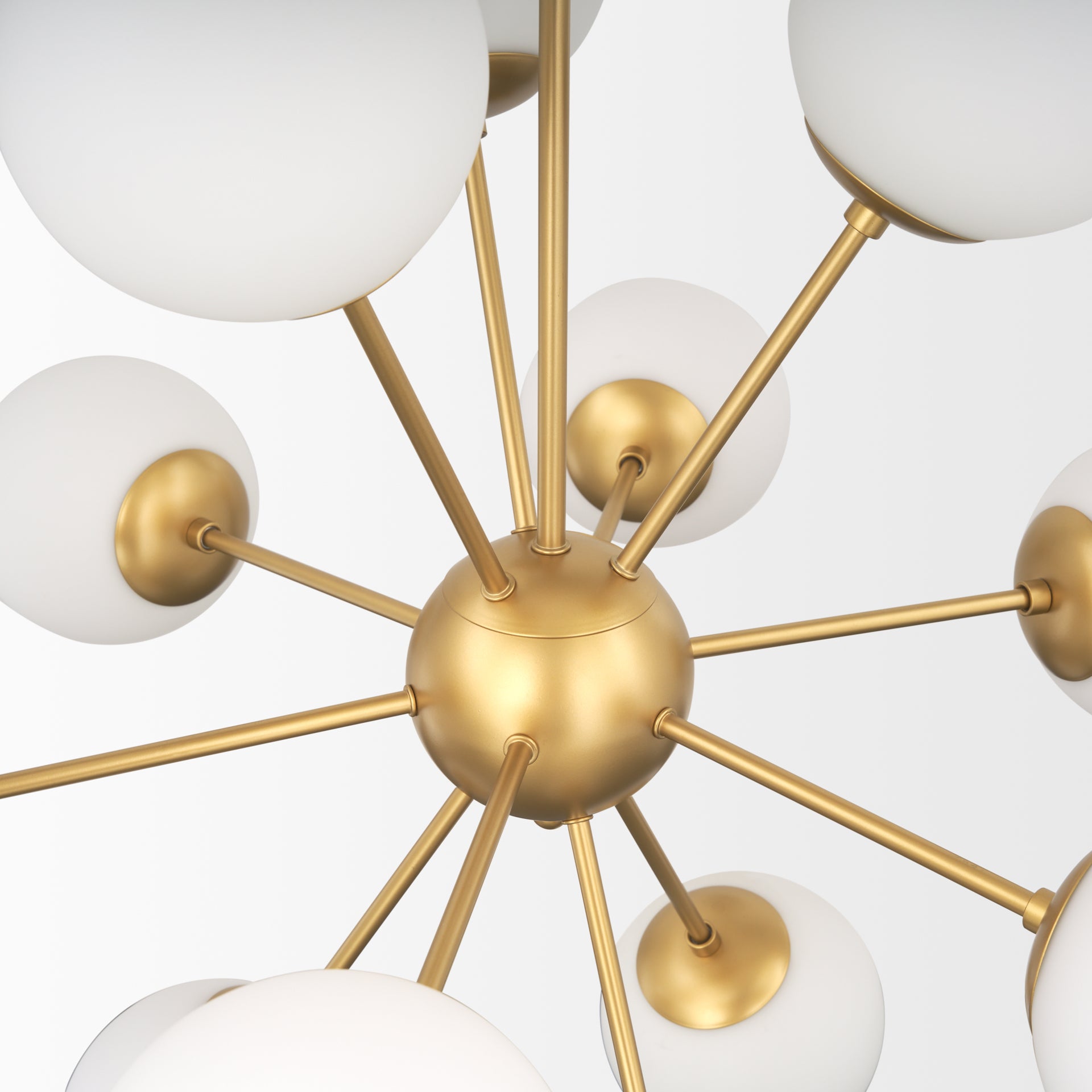 Mercana Barbara Metal w/ Frosted Glass Globes Chandelier