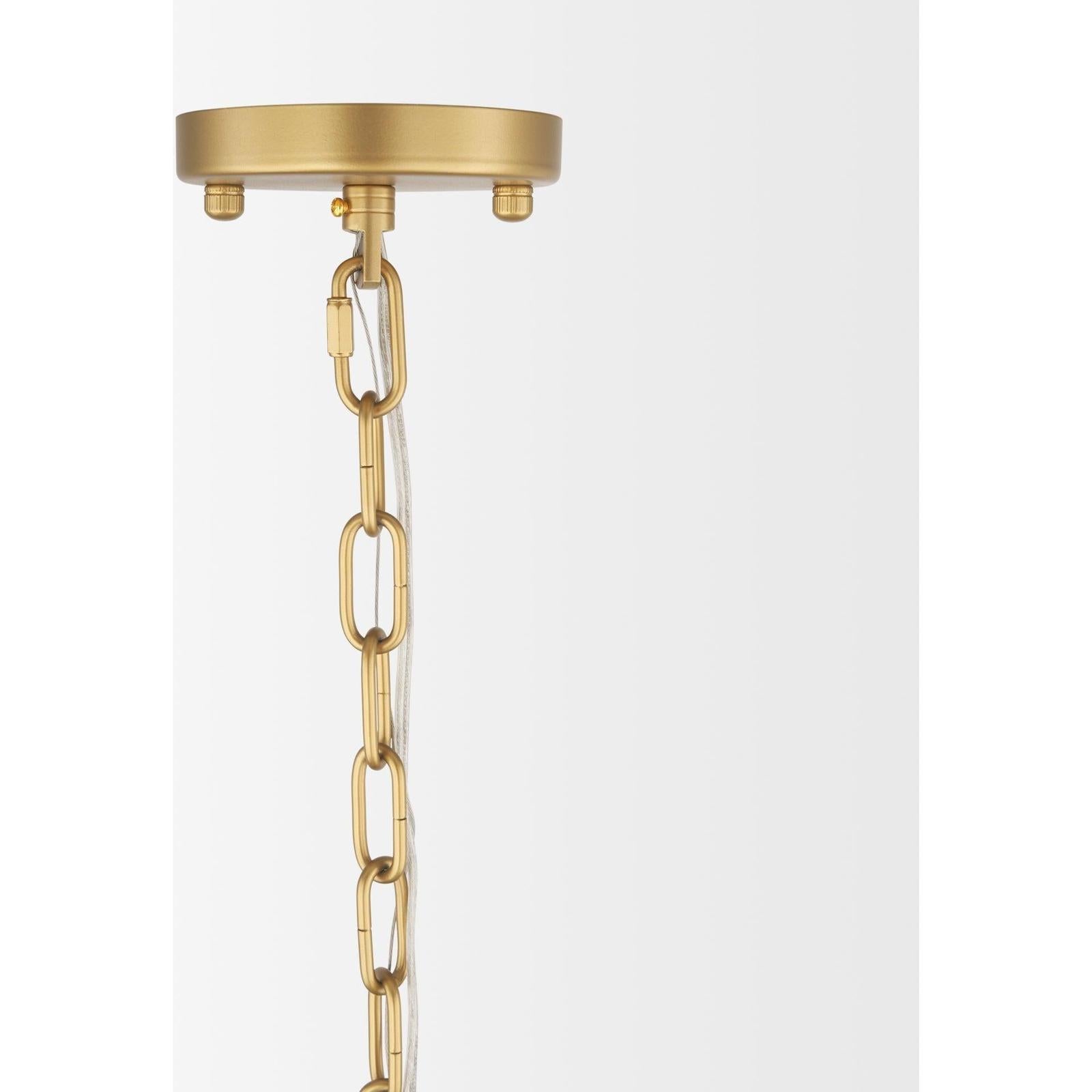 Mercana Edie Frosted Glass Globes 6-Light Chandelier