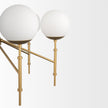 Mercana Edie Frosted Glass Globes 6-Light Chandelier