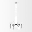 Mercana Edie Frosted Glass Globes 6-Light Chandelier