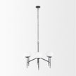 Mercana Edie Frosted Glass Globes 6-Light Chandelier