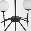 Mercana Edie Frosted Glass Globes 6-Light Chandelier