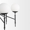Mercana Edie Frosted Glass Globes 6-Light Chandelier