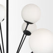Mercana Barbara Metal w/ Frosted Glass Globes Chandelier