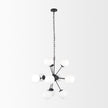 Mercana Barbara Metal w/ Frosted Glass Globes Chandelier