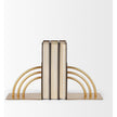 Mercana Hope Gold Metal Bookends