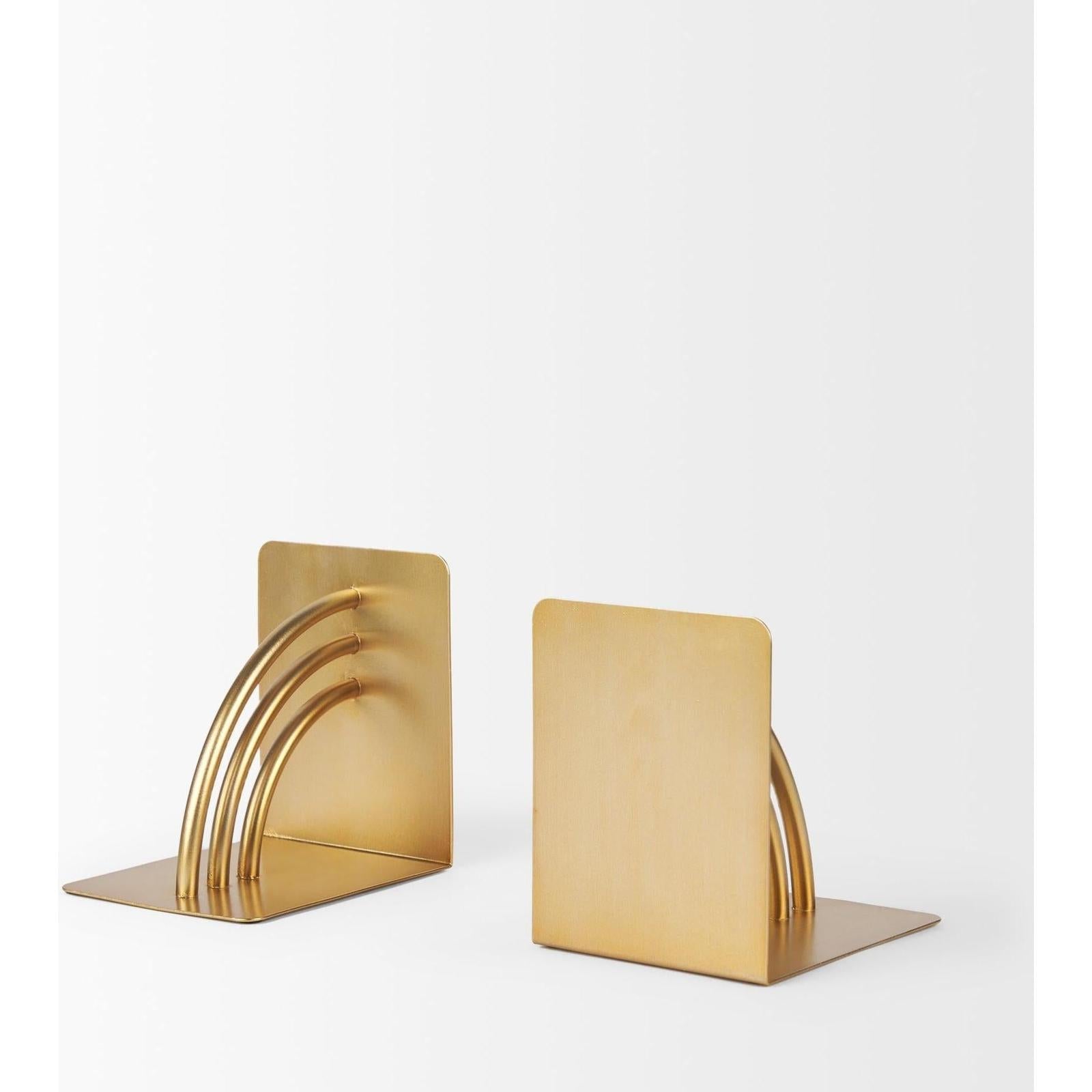 Mercana Hope Gold Metal Bookends