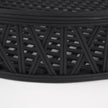 Mercana Thea Matte Black Wicker Trays - Set of 2 Clearance