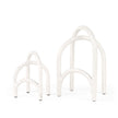 Mercana Springe White & Gray Speckled Arch Decorative Object - Set of 2