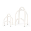 Mercana Springe White & Gray Speckled Arch Decorative Object - Set of 2