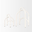 Mercana Springe White & Gray Speckled Arch Decorative Object - Set of 2