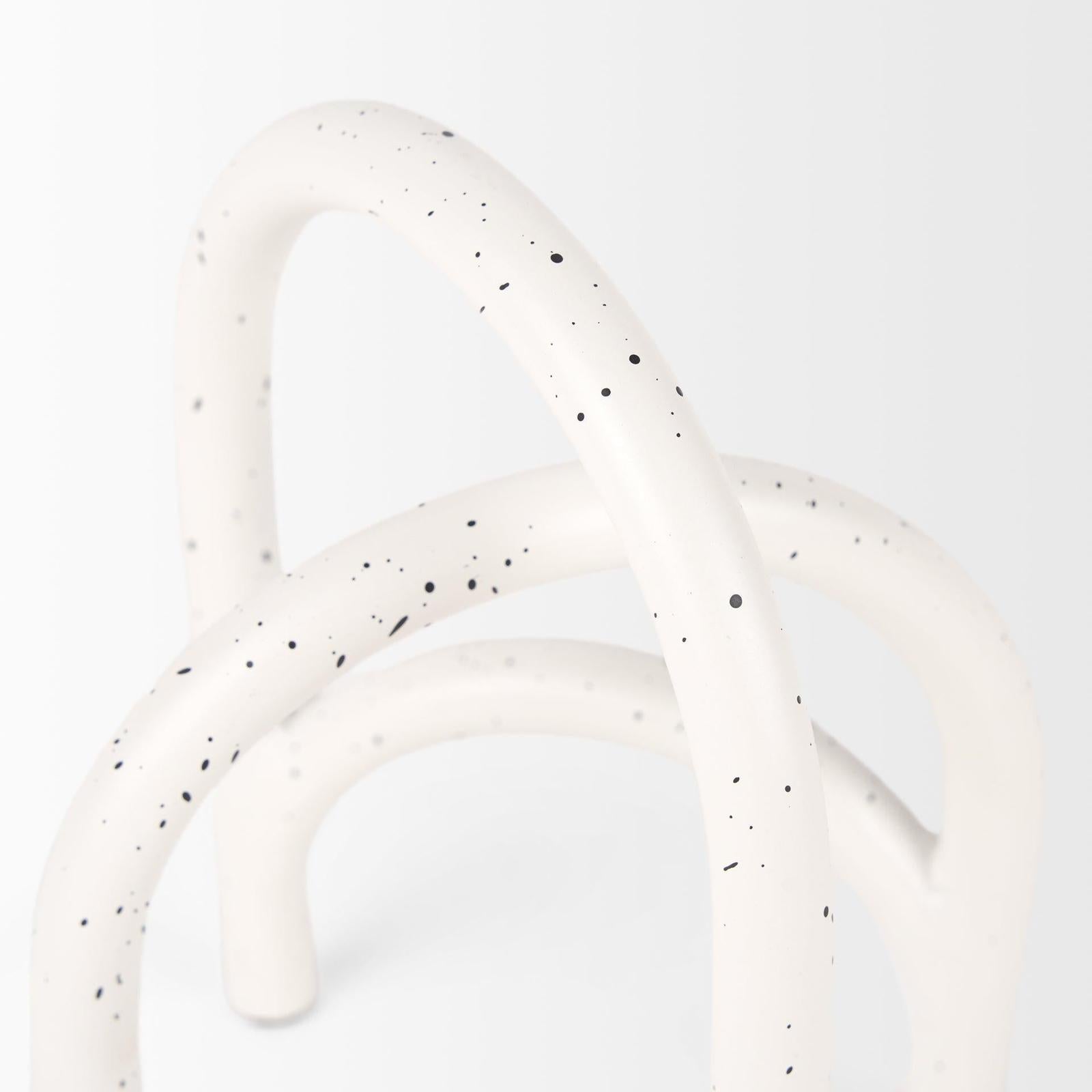 Mercana Springe White & Gray Speckled Arch Decorative Object - Set of 2