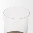 Mercana Vivian Gold Metal and Glass Hurricane Candle Holder - Set of 2 Clearance