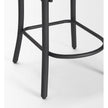 Mercana Etienne Light Brown Wood w/ Iron Metal Counter Stool Clearance