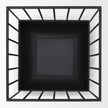 Mercana Verna Matte Black Wire Cage Metal Planters-Set of 2 Clearance