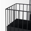 Mercana Verna Matte Black Wire Cage Metal Planters-Set of 2 Clearance