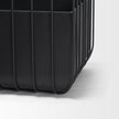 Mercana Verna Matte Black Wire Cage Metal Planters-Set of 2 Clearance